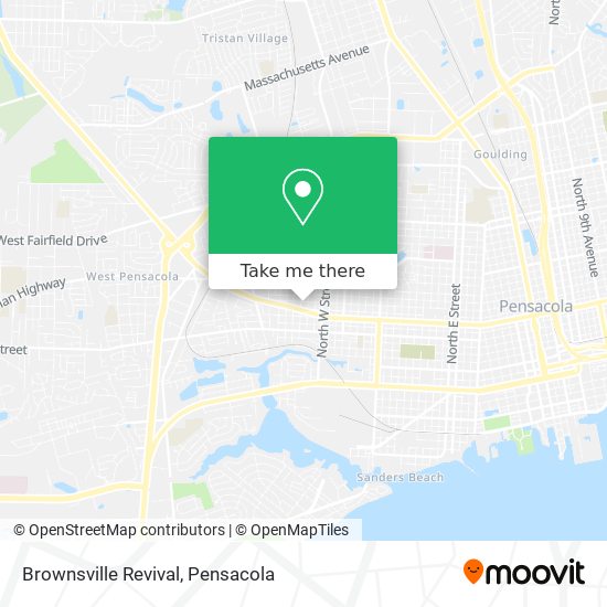 Brownsville Revival map