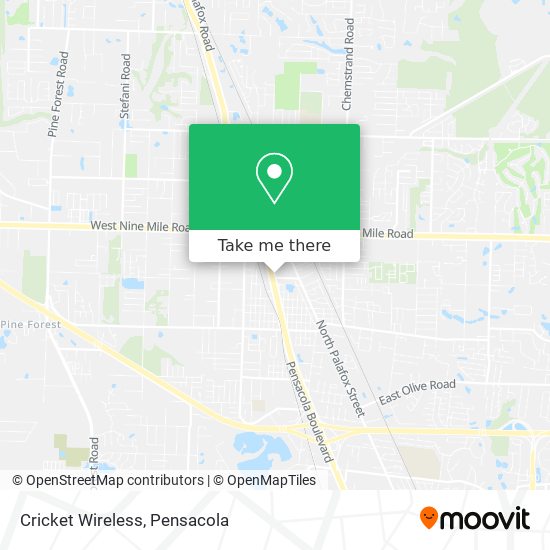 Cricket Wireless map