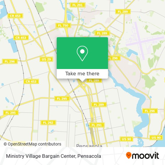 Mapa de Ministry Village Bargain Center