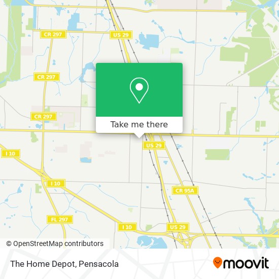 The Home Depot map