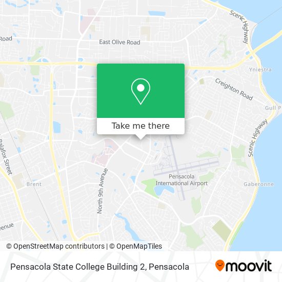 Mapa de Pensacola State College Building 2