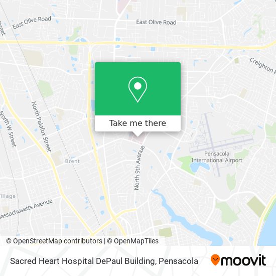 Mapa de Sacred Heart Hospital DePaul Building