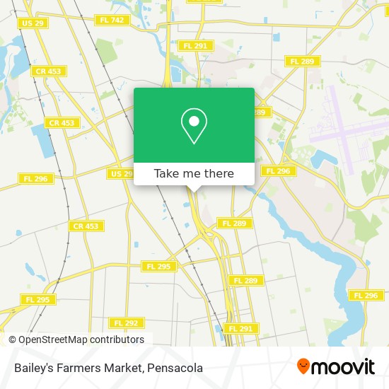 Mapa de Bailey's Farmers Market