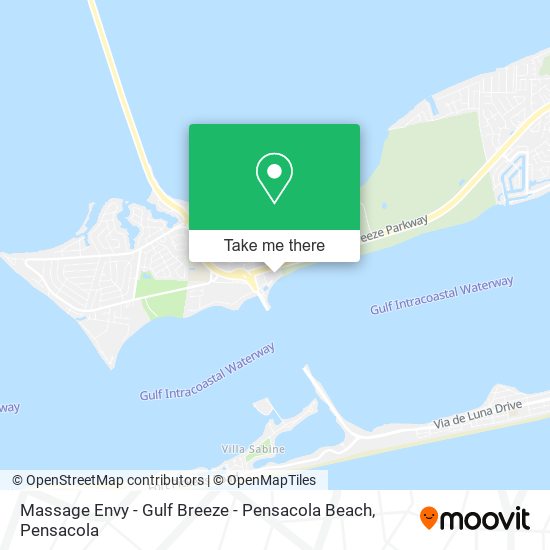 Massage Envy - Gulf Breeze - Pensacola Beach map