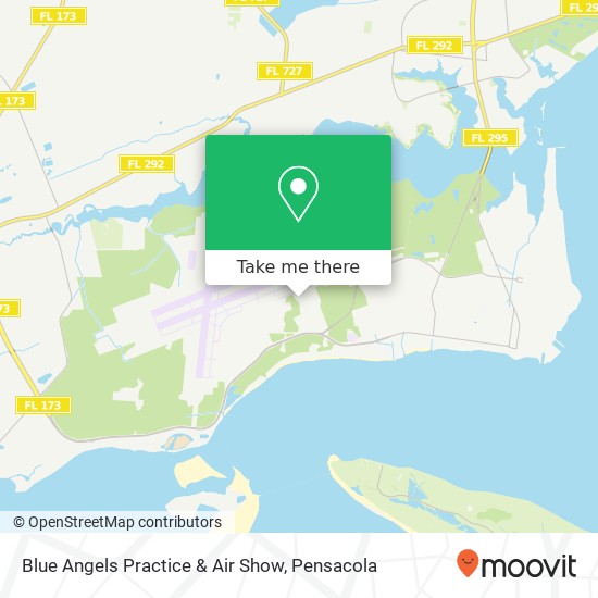 Mapa de Blue Angels Practice & Air Show