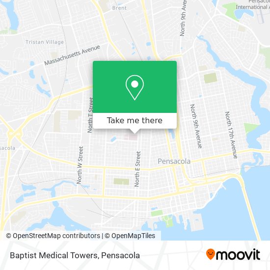 Mapa de Baptist Medical Towers