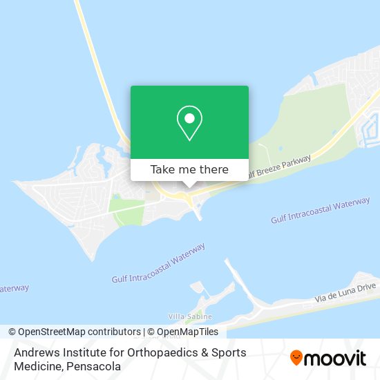 Andrews Institute for Orthopaedics & Sports Medicine map