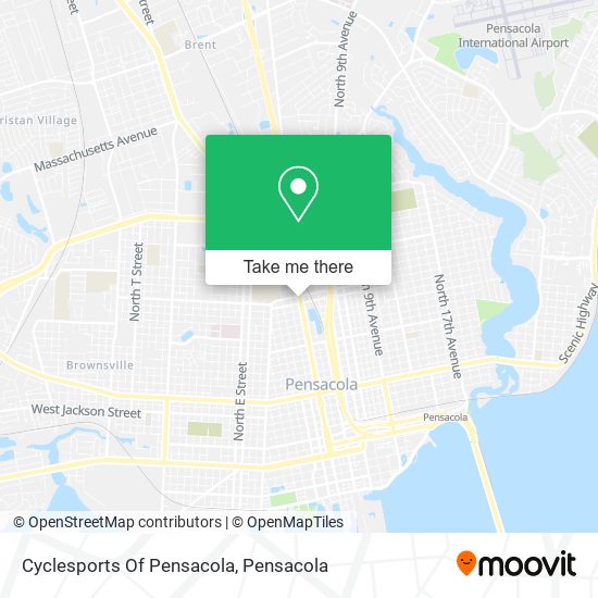 Mapa de Cyclesports Of Pensacola