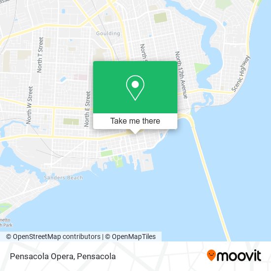 Mapa de Pensacola Opera