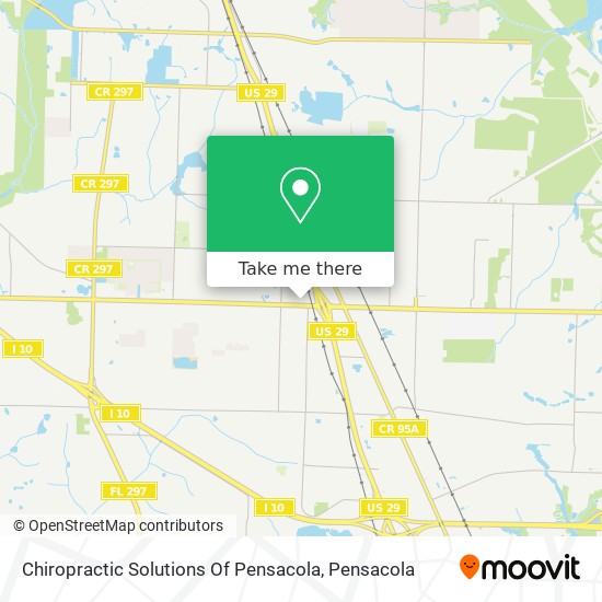 Chiropractic Solutions Of Pensacola map