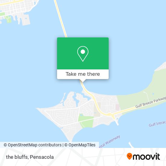 Mapa de the bluffs