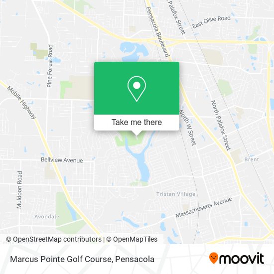 Mapa de Marcus Pointe Golf Course