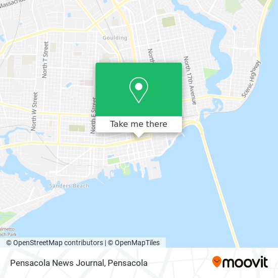 Pensacola News Journal map