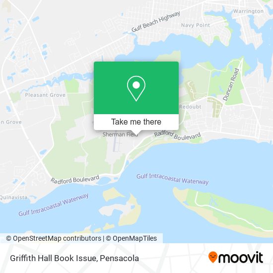 Griffith Hall Book Issue map