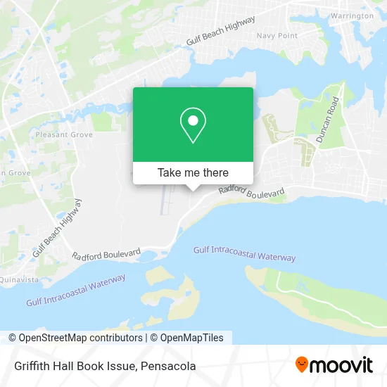 Griffith Hall Book Issue map