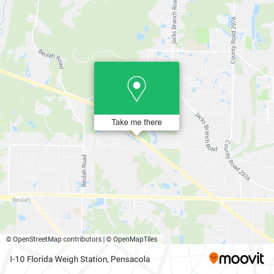 Mapa de I-10 Florida Weigh Station