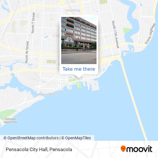 Mapa de Pensacola City Hall