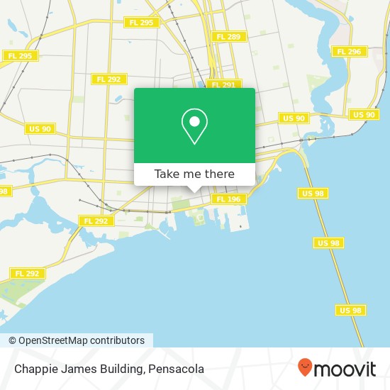 Mapa de Chappie James Building