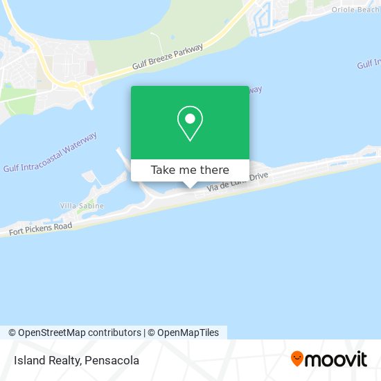 Island Realty map
