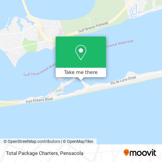 Mapa de Total Package Charters