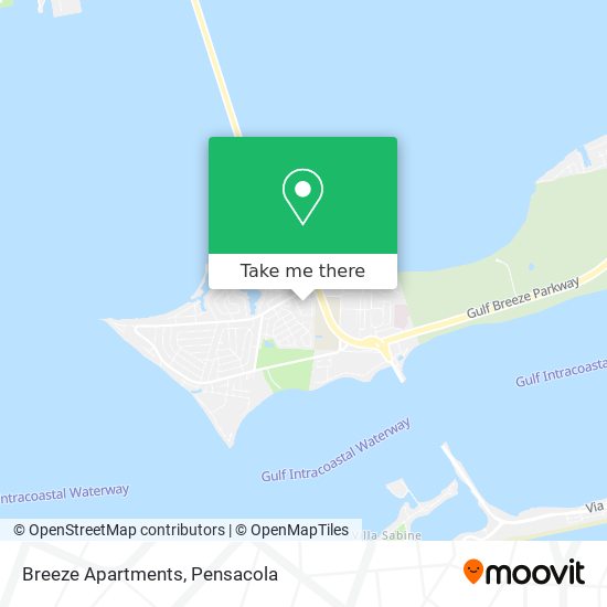 Mapa de Breeze Apartments