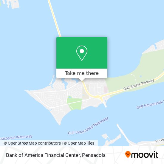 Bank of America Financial Center map