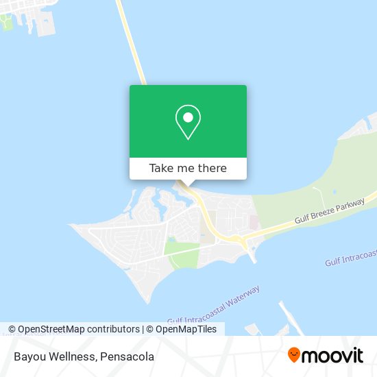 Bayou Wellness map