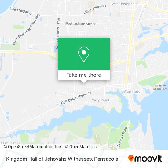 Mapa de Kingdom Hall of Jehovahs Witnesses