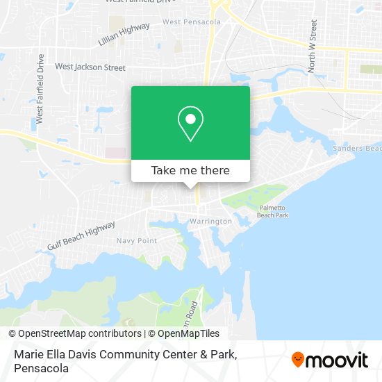 Marie Ella Davis Community Center & Park map