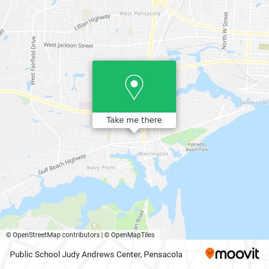 Public School Judy Andrews Center map