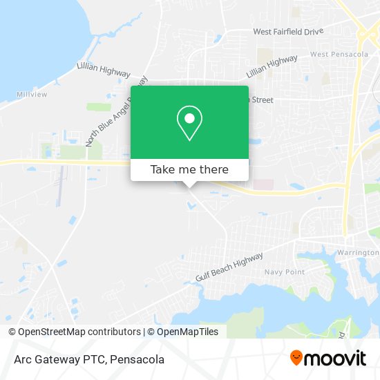 Mapa de Arc Gateway PTC