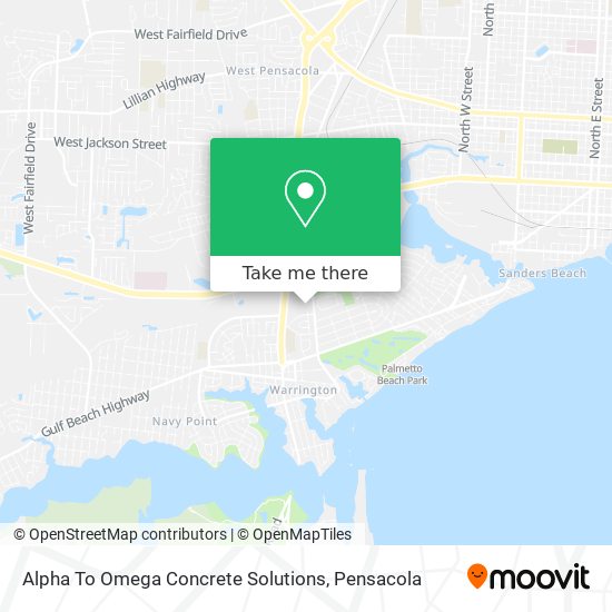 Alpha To Omega Concrete Solutions map
