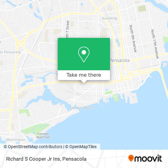 Mapa de Richard S Cooper Jr Ins