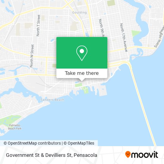 Mapa de Government St & Devilliers St