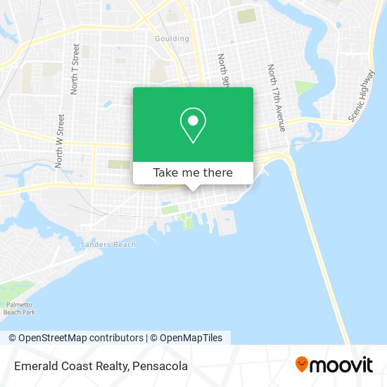 Mapa de Emerald Coast Realty