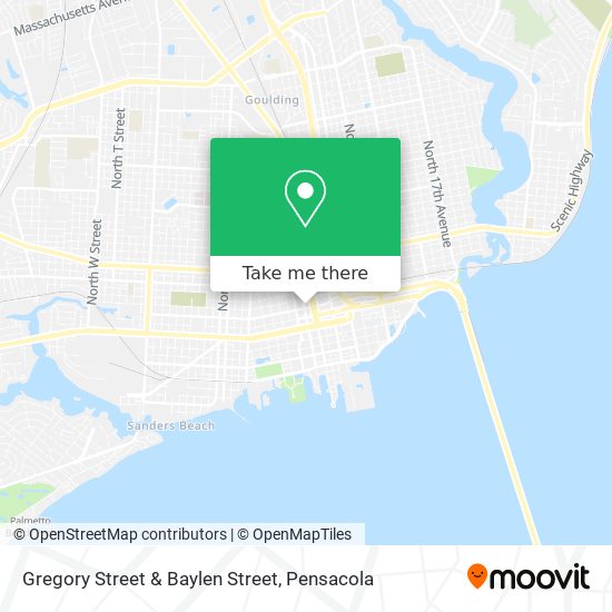 Mapa de Gregory Street & Baylen Street