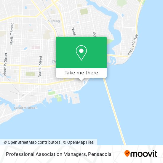 Professional Association Managers map