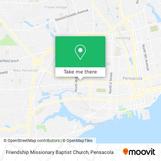 Friendship Missionary Baptist Church map