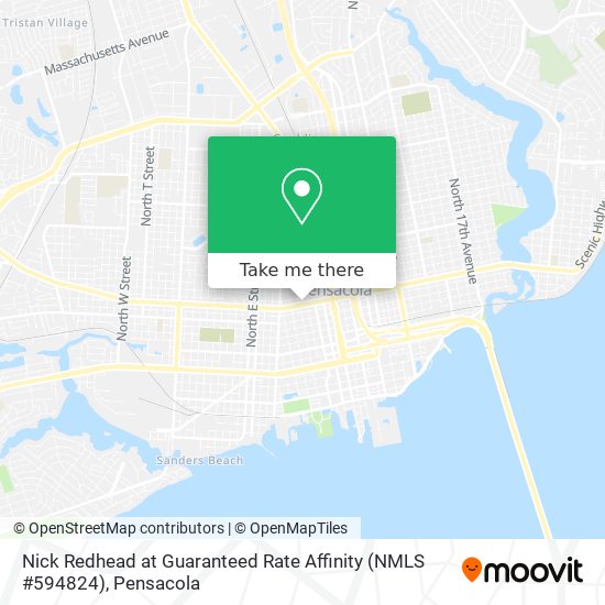 Mapa de Nick Redhead at Guaranteed Rate Affinity (NMLS #594824)