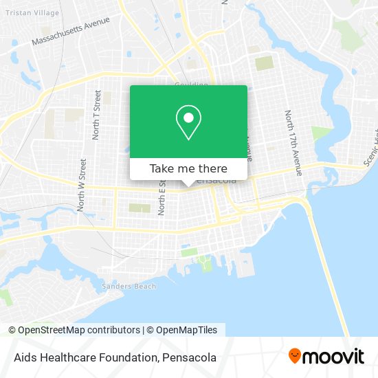 Mapa de Aids Healthcare Foundation