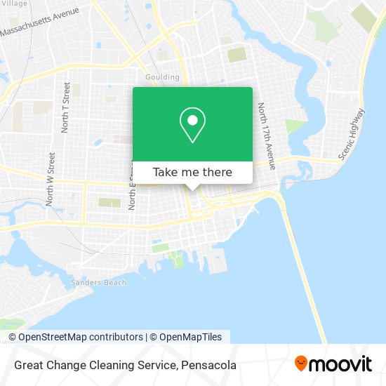 Great Change Cleaning Service map