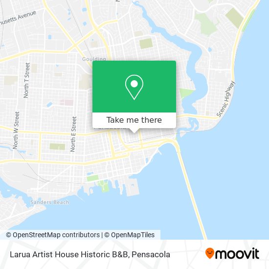 Mapa de Larua Artist House Historic B&B