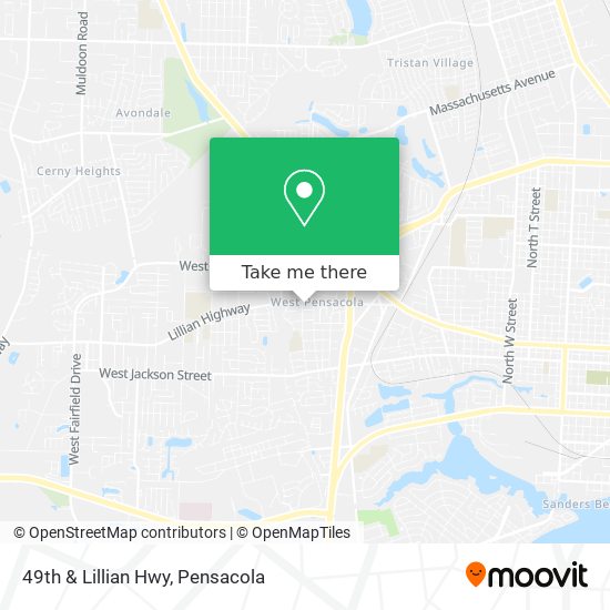 Mapa de 49th & Lillian Hwy