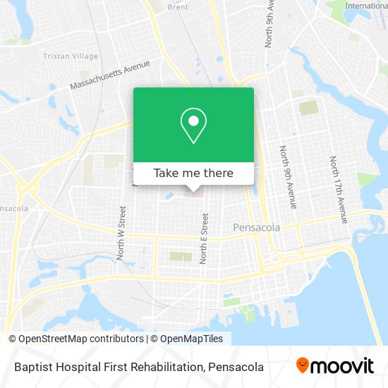 Mapa de Baptist Hospital First Rehabilitation