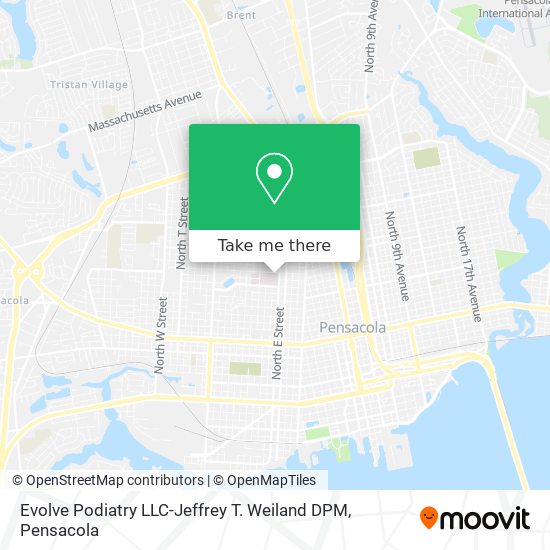 Mapa de Evolve Podiatry LLC-Jeffrey T. Weiland DPM