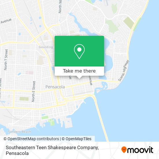 Southeastern Teen Shakespeare Company map
