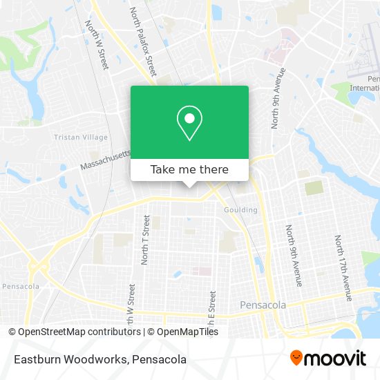 Eastburn Woodworks map