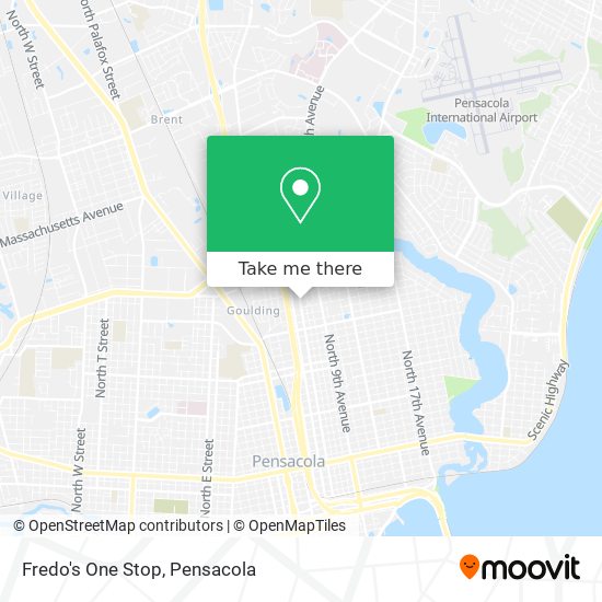 Mapa de Fredo's One Stop