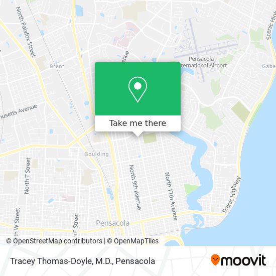 Tracey Thomas-Doyle, M.D. map