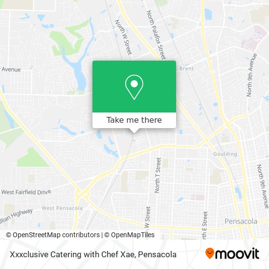 Xxxclusive Catering with Chef Xae map